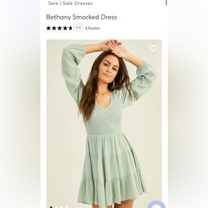 Altar’d State Bethany Smocked Dress